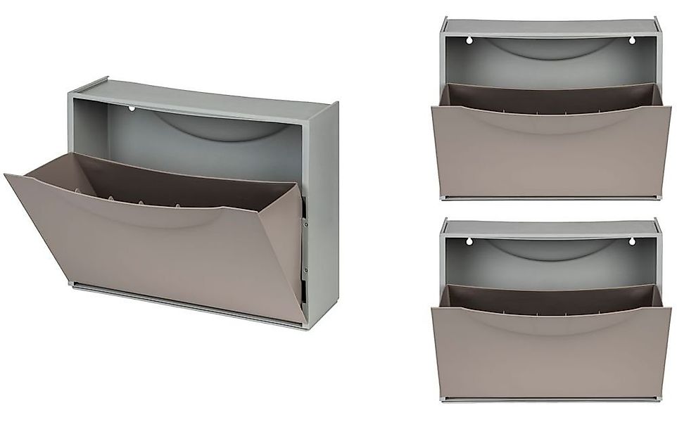 Kreher Schuhkipper Set: 3 x Schuhkipper, Farbe: Taupé günstig online kaufen