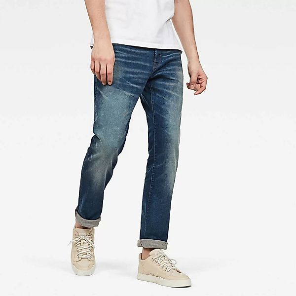 G-star 3301 Straight Jeans 26 Authentic Faded Blue günstig online kaufen