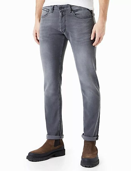 Replay Herren Jeans GROVER Straight Fit - Slim Leg - Blau - Medium Blue Den günstig online kaufen