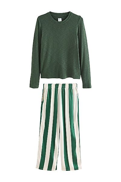 Next Pyjama Langärmeliger Schlafanzug mit Streifen (2 tlg) günstig online kaufen