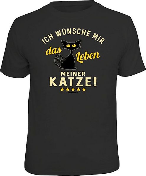 RAHMENLOS® T-Shirt für Katzenfreunde: ich wünsche günstig online kaufen