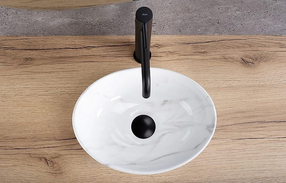 GTM Design Aufsatzwaschbecken Glanz Set mit günstig online kaufen