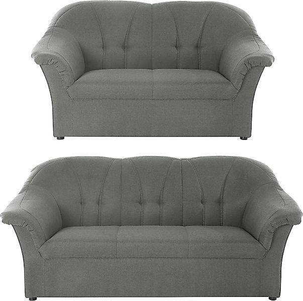 DOMO collection Polstergarnitur "Pegnitz zeitlos und elegant" Set, Sessel u günstig online kaufen