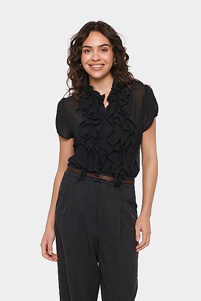 Saint Tropez Chiffonbluse "LiljaSZ SS Shirt" günstig online kaufen