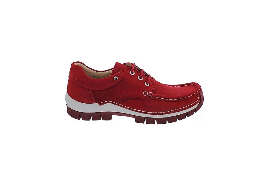 WOLKY Wolky Fly, Antique nubuck, Red summer, Halbschuh 0470111-570 Schnürsc günstig online kaufen