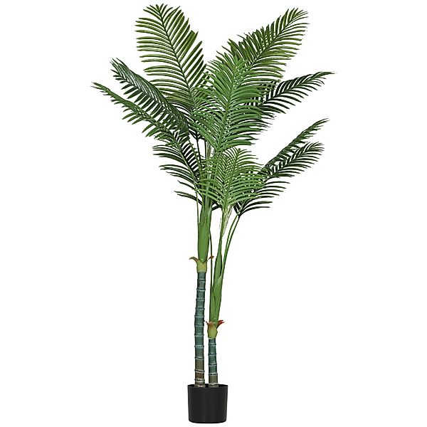 HOMCOM Künstliche Zimmerpflanze 180 cm, Areca-Palmenbaum künstlich mit Kuns günstig online kaufen