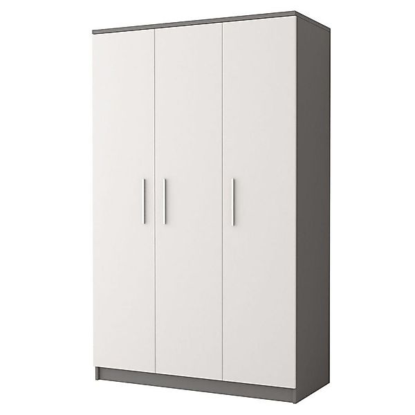 MOEBLO Drehtürenschrank MARSALA 3D (3-türiger Kleiderschrank günstig online kaufen