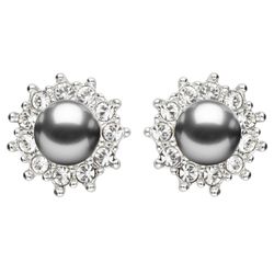 LÖB Paar Ohrclips 18K Weißgold vergoldet günstig online kaufen