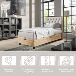 Best for Home Boxspringbett mit Bettkasten günstig online kaufen
