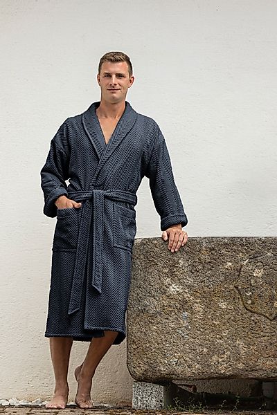 framsohn frottier Herrenbademantel "Ocean Bio", 1 Stk. aus 100% GOTS zertif günstig online kaufen