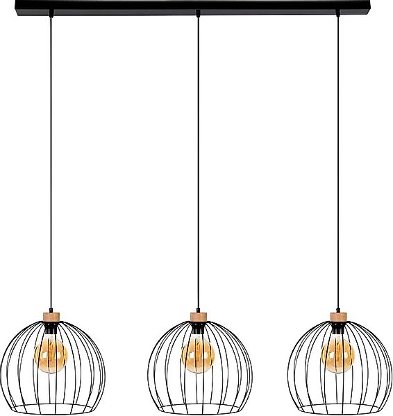 BRITOP LIGHTING Hängeleuchte »Coop«, 3 flammig, Leuchtmittel E27   ohne Leu günstig online kaufen