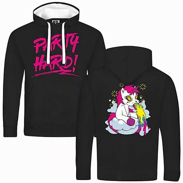 deinshirt Kapuzenpullover Herren Kapuzenpullover PARTY Einhorn Mit Print Mo günstig online kaufen