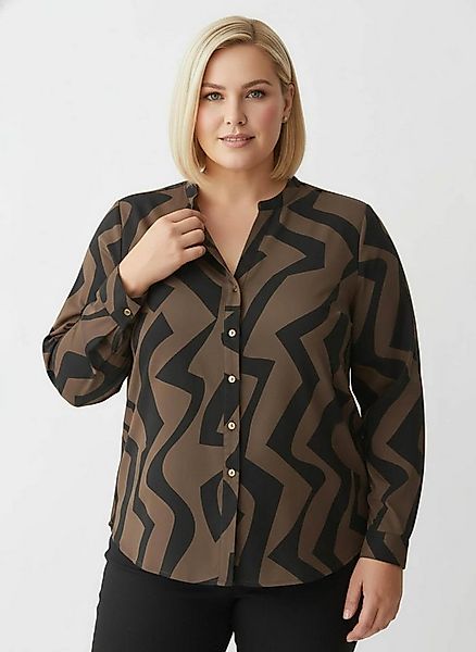 Sieh an! Klassische Bluse Langarm-Bluse Langarm günstig online kaufen