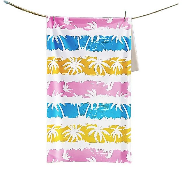 Coonoor Strandtuch XXL Mikrofaser Badetuch Strandtücher leicht und schnellt günstig online kaufen