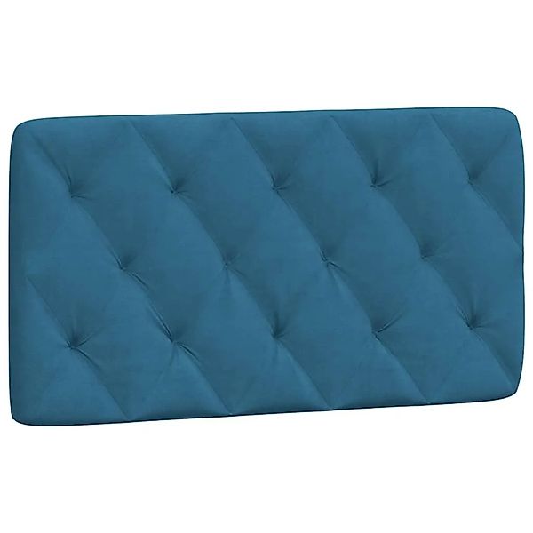 vidaXL Kopfteil-Kissen Blau 100 cm Samt 374718 günstig online kaufen