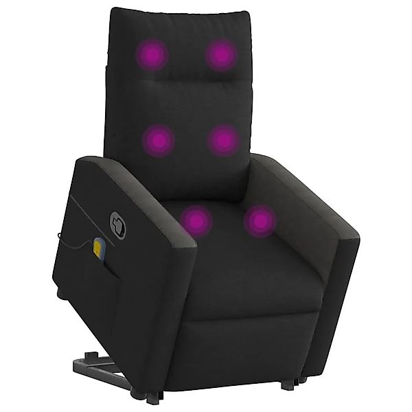vidaXL Massagesessel mit Aufstehhilfe Schwarz Stoff 3324061 günstig online kaufen
