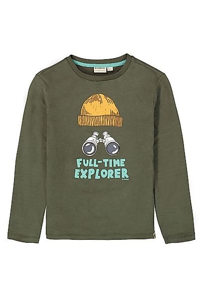 Garcia Langarmshirt Langarmshirt mit Brustprint – günstig online kaufen