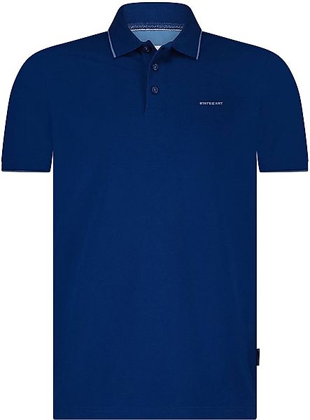 State of Art Poloshirt Piqué Kobaltblau - Größe XXL günstig online kaufen