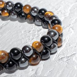 UNIQAL.de Perlenarmband Perlenrmband "UNIQAL" Naturstein, Heilstein, günstig online kaufen