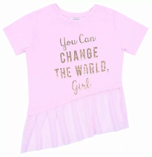 Sarcia.eu Kurzarmbluse Pinkes, asymmetrisches T-Shirt 7-8 Jahre günstig online kaufen