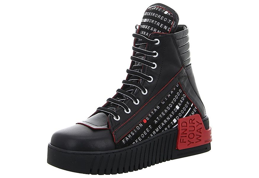 MUSTANG Schnürstiefelette Schwarz Stiefelette günstig online kaufen