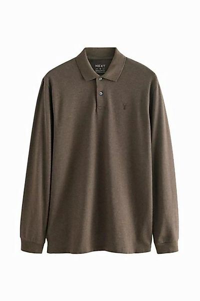 Next Langarm-Poloshirt Langärmeliges Pikee-Poloshirt (1-tlg) günstig online kaufen