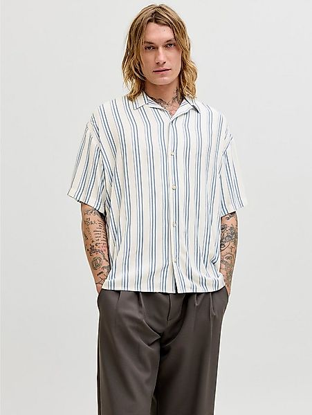 Jack & Jones Kurzarmhemd JJEJEFF RESORT STRIPE SHIRT S/S SN Viskose, loose günstig online kaufen
