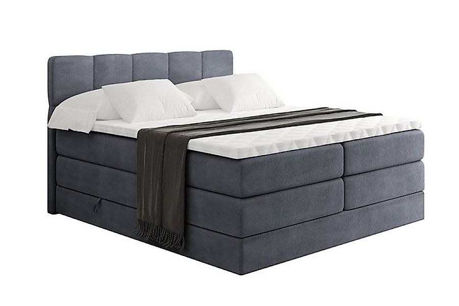 ALTDECOR Boxspringbett LIRO KING (Multipocket-Matratze H4, H3 Matratze Bone günstig online kaufen
