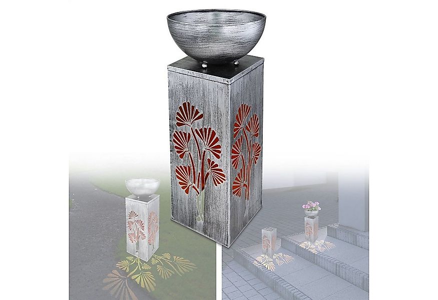 bmf-versand LED Solarleuchte Solarleuchte Garten Pflanzsäule Solarlampe Pfl günstig online kaufen