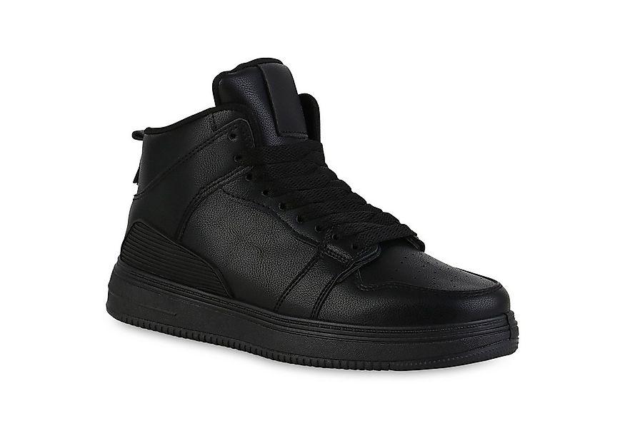 VAN HILL 840181 Sneaker Damen Sneaker High Schnürer Bequeme Profil-Sohle günstig online kaufen