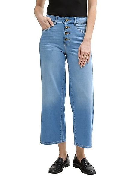 TOM TAILOR Caprijeans Culotte Jeans mit Knopfleiste günstig online kaufen