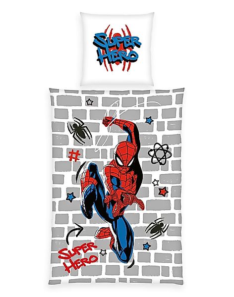 Herding Jugendbettwäsche 135x200cm Marvel Spider Man günstig online kaufen