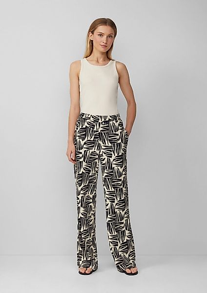 s.Oliver Chinos Hose Strukturierte Jerseyhose mit günstig online kaufen