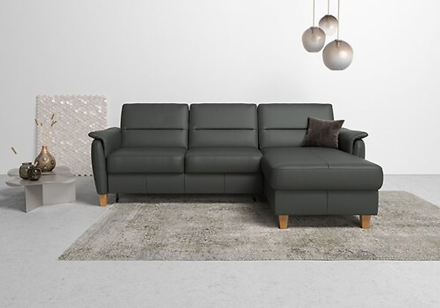 Home affaire Ecksofa »Palmera L-Form, B: 244 cm« optional Bettfunktion & Be günstig online kaufen