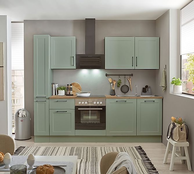 BASIC by Balculina Küchenzeile "Marsi" Breite 250 cm, wahlweise mit E-Gerät günstig online kaufen