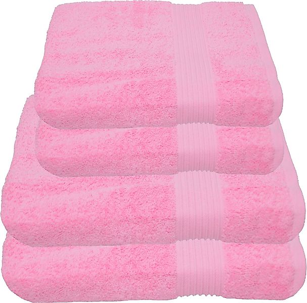 Julie Julsen Handtücher 4-Handtücher-Babyrosa, Baumwolle (4-St) günstig online kaufen