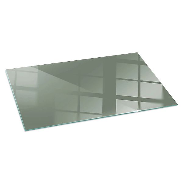 Tulup Glasplatte für Kamin Grün Kaminofen Glas Bodenplatte Rechteck 140x70 günstig online kaufen