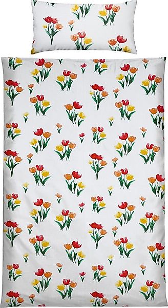 REDBEST Bettwäsche Bettwäsche, Seersucker, Blumen günstig online kaufen