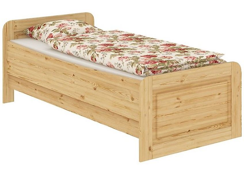 ERST-HOLZ Bett Seniorenbett 100x200 Kiefer massiv mit Federleisten, Kieferf günstig online kaufen