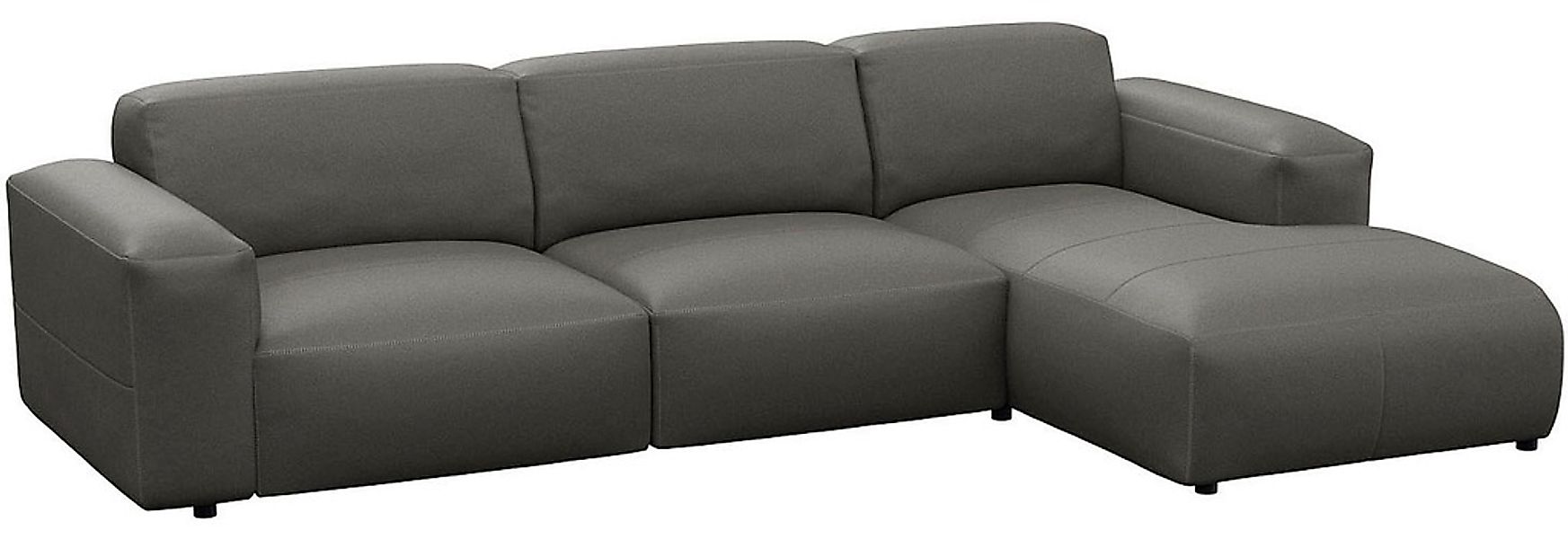 FLEXLUX Ecksofa "Lucera bequem und komfortabel durch hochwertigen Sitzaufba günstig online kaufen