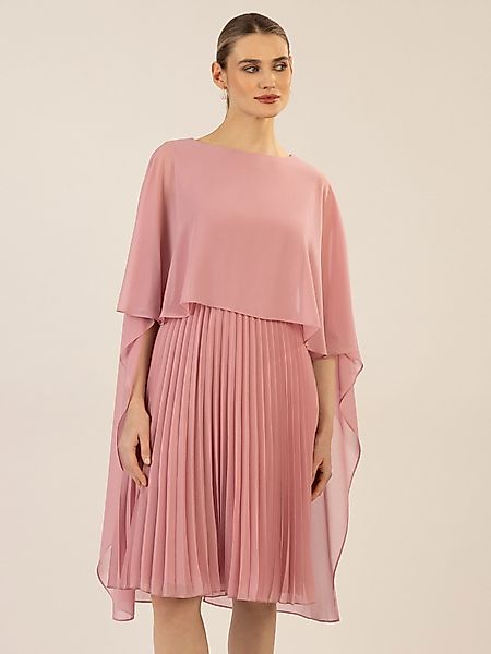 Apart Cocktailkleid mit Plisseerock und angearbeitetem günstig online kaufen