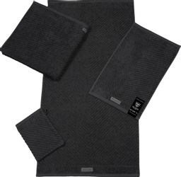 ROSS Gästehandtuch "Smart" Uni-Rippe mit Velourslabel günstig online kaufen