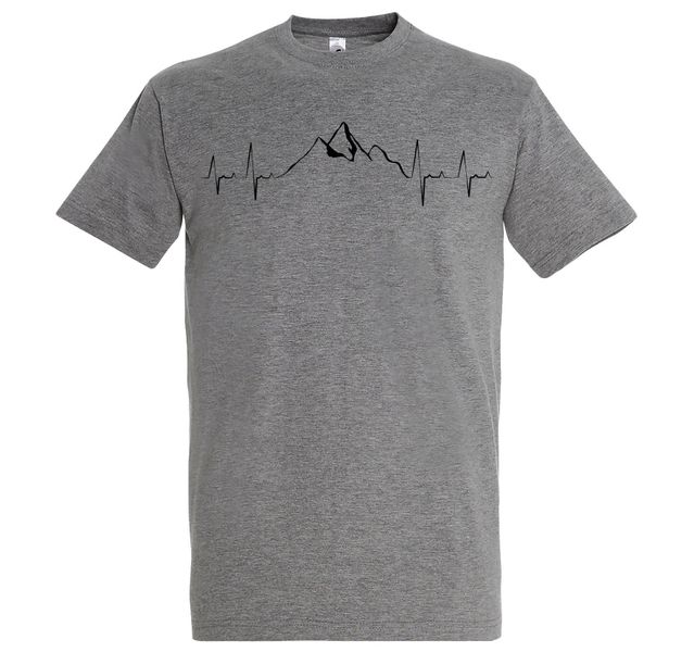 Youth Designz T-Shirt Heartbeat Mountain Herren günstig online kaufen