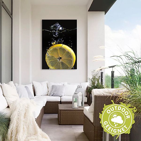 Artland Wandbild "Zitrone", Lebensmittel, (1 St.) günstig online kaufen