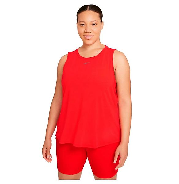 Nike Dri Fit One Luxe Ärmellos T-shirt XL Chile Red / Reflective Silver günstig online kaufen