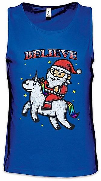 Urban Backwoods Tanktop Believe Unicorn Santa Ärmelloses T-Shirt Einhorn Re günstig online kaufen