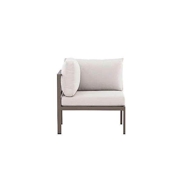 ebuy24 Copacabana1 Gartensofa Eckteil Beige Sitzhöhe cm 30 Sitzbreite cm 70 günstig online kaufen