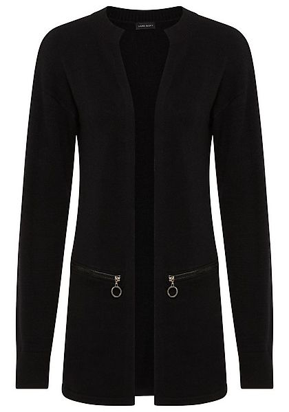 Laura Scott Strickjacke kuscheliger Übergangsstrick in lässiger Langform mi günstig online kaufen
