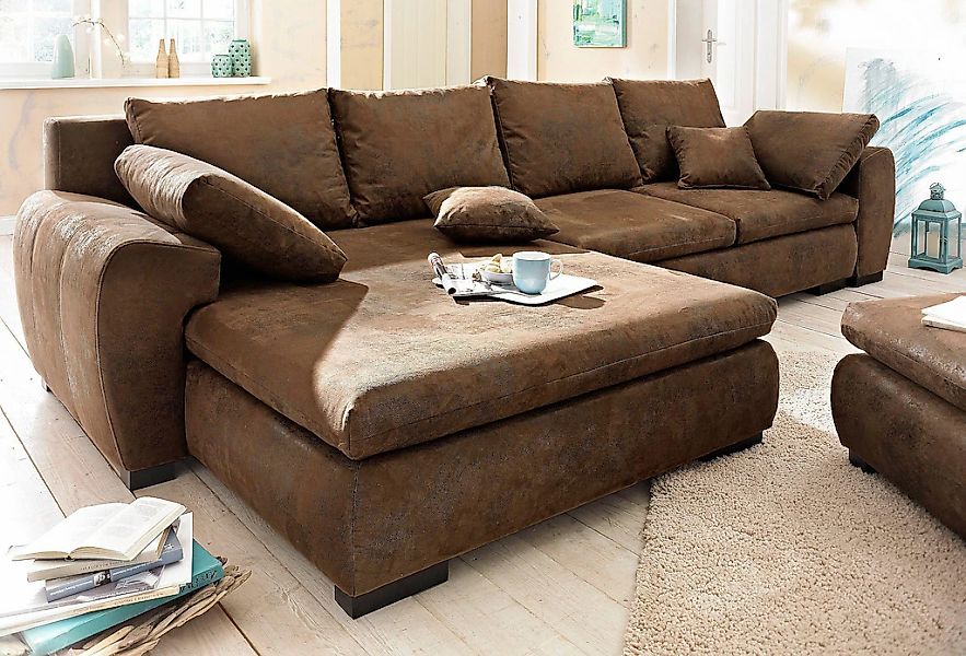 Home affaire Ecksofa "Cara Mia L-Form, B: 325 cm - OTTO. Verlässliche Quali günstig online kaufen