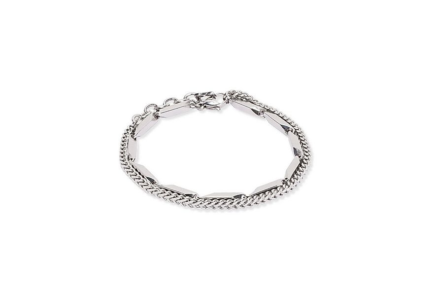 COEUR DE LION Armband Schmuck Geschenk Edelstahl Twisted Layers Würfelkette günstig online kaufen